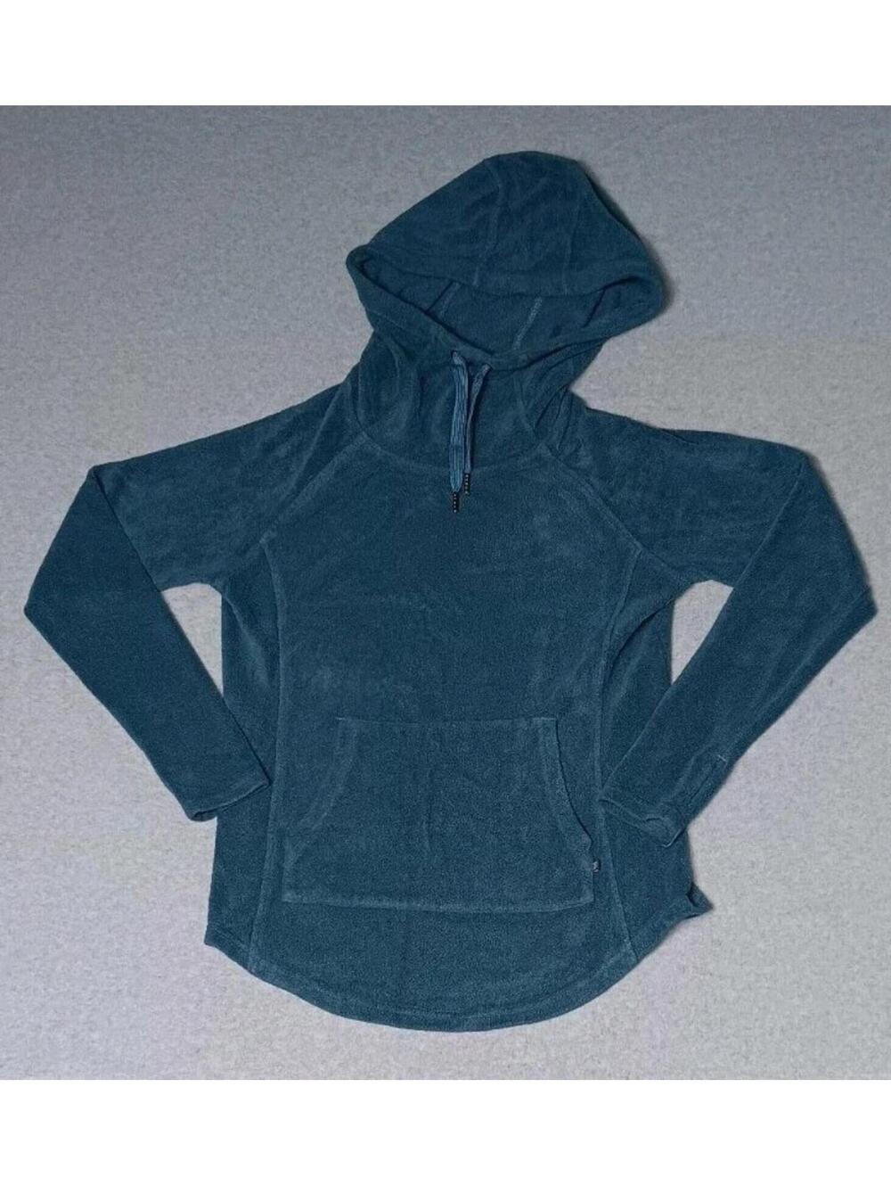 Free Fly Fleece Performance Bamboo Hoodie Unisex Size Small Blue Thumb Holes...